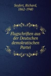 Flugschriften aus der Deutschen demokratischen Partei