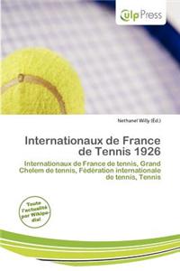 Internationaux de France de Tennis 1926