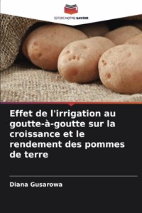 Effet de l'irrigation au goutte-à-goutte sur la croissance et le rendement des pommes de terre