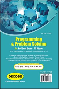 DECODE Programming & Problem Solving(END-SEM EXAM)for SPPU 15 Course (FE - I - Common - 110005)