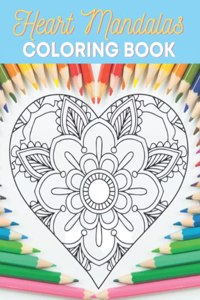 Heart Mandalas Coloring Book