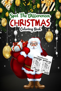 Spot The Differences CHRISTMAS Coloring Book