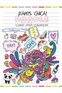 ¡Vamos Chica! Libro Para Colorear