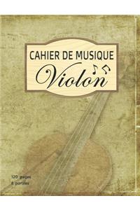 Cahier de Musique Violon