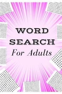 Word Search for Adults