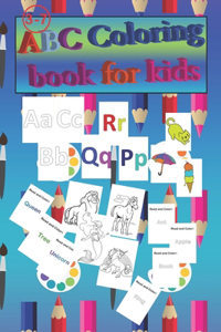ABC Coloring book for kids