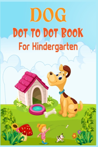 Dog Dot to Dot Book For Kindergaten