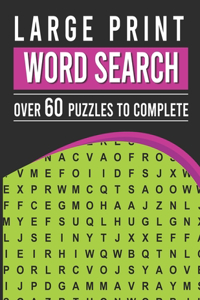 Large Print Word Search