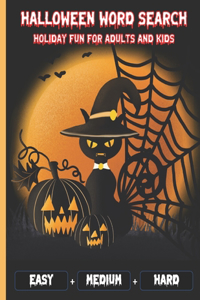 Halloween Word Search Holiday Fun For Adults and Kids