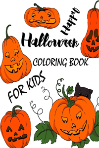 Happy Halloween coloring book For kids