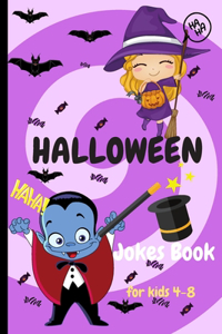 Halloween Jokes Book for kids 4-8