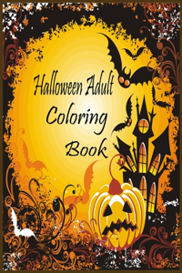 Halloween Adult coloring Book