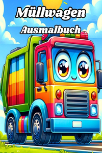 Müllwagen Ausmalbuch