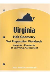 Virginia Holt Geometry Test Preparation Workbook