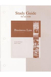 Study Guide to Accompany Business Law with Ucc Applications
