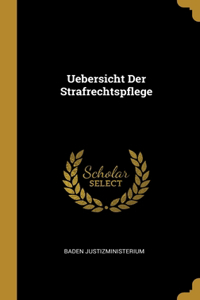 Uebersicht Der Strafrechtspflege