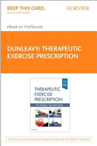 Therapeutic Exercise Prescription - Elsevier eBook on Vitalsource (Retail Access Card)