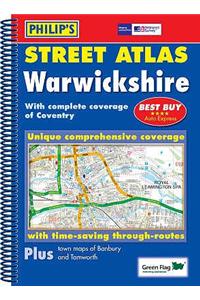 Philip's Street Atlas Warwickshire