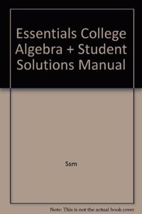 Aufmann Essentials College Algebra Plus Student Solutions Manual