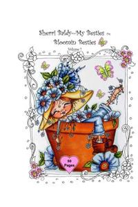 Sherri Baldy My-Besties Bloomin Besties Coloring Book
