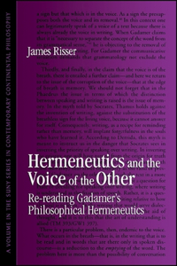 Hermeneutics & Voice of Other: Re-Reading Gadamer's Philosophical Hermeneutics