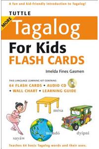 Tuttle More Tagalog for Kids Flash Cards Kit