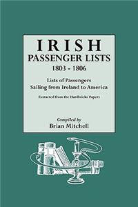 Irish Passenger Lists, 1803-1806