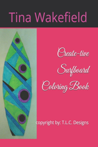 Create-tive Surfboard Coloring Book