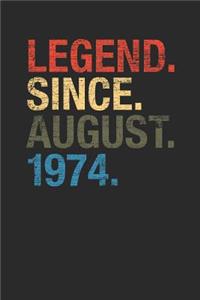 Legend Since August 1974