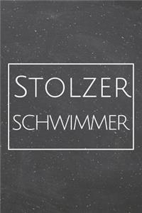 Stolzer Schwimmer