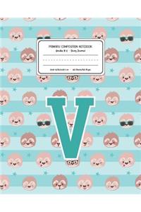 Primary Composition Notebook Grades K-2 Story Journal V