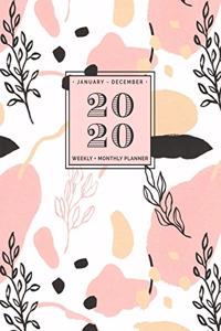 January - December - 2020 - Weekly + Monthly Planner