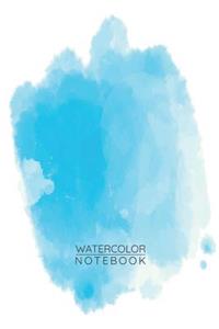 Light Blue Watercolor Notebook - Sketch Book for Drawing Painting Writing - Light Blue Watercolor Journal - Light Blue Diary