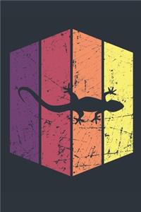 Vintage Lizard Journal - Gift for Lizard Lovers - Retro Lizard Notebook - Lizard Diary for Boys and Girls