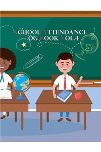 School Attendance Log Book Vol. 4