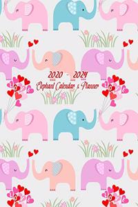 2020-2024 Elephant Calendar & Planner