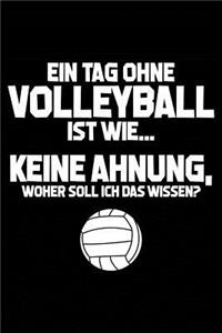 Tag Ohne Volleyball? Unmöglich!