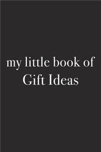 My Little Book of Gift Ideas