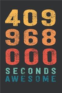 409 968 000 Seconds Awesome