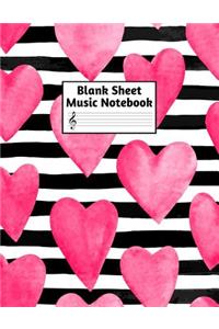 Blank Sheet Music Notebook