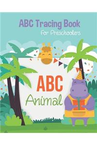 Animal ABC Tracing Book For Preschoolers