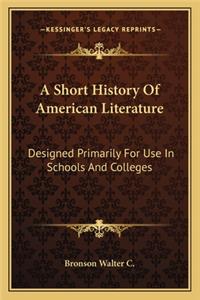 Short History Of American Literature