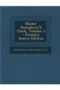 Master Humphrey's Clock, Volume 3