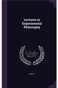 Lectures in Experimental Philosophy