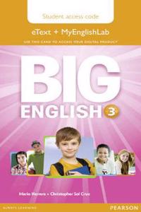 Big English 3 Pupil's eText and MEL Access Code