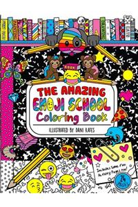 Amazing Emoji School Coloring Book