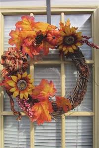 Festive Autumn Wreath Journal