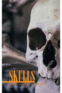 Skulls Pocket Monthly Planner 2017