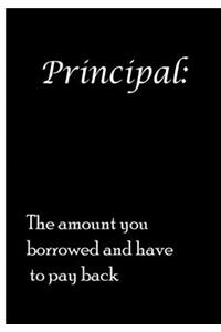 Principal - Large Definition Notebook / Extended Lined Pages / Soft Matte
