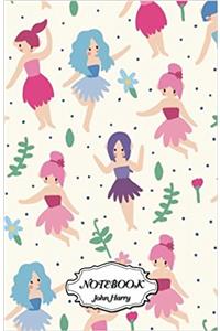 Notebook Dot-grid Little Kid Pattern